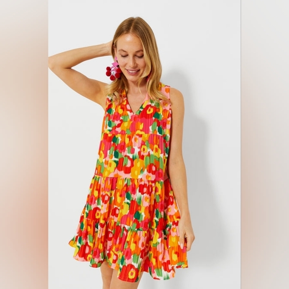 Tuckernuck Dresses & Skirts - Tuckernuck Pomander Place Magnolia Watercolor Sleeveless Kenzo Dress